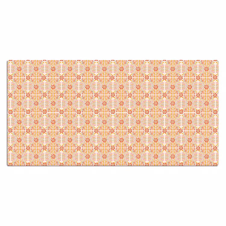 Patroon - Retro - Kleur Muismat XXL klein 681 -3d_leeg