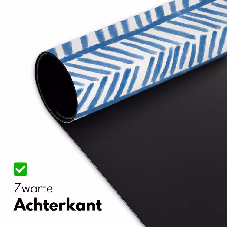 Patroon - Streep - Blauw Muismat XXL klein 681 -sfeer2