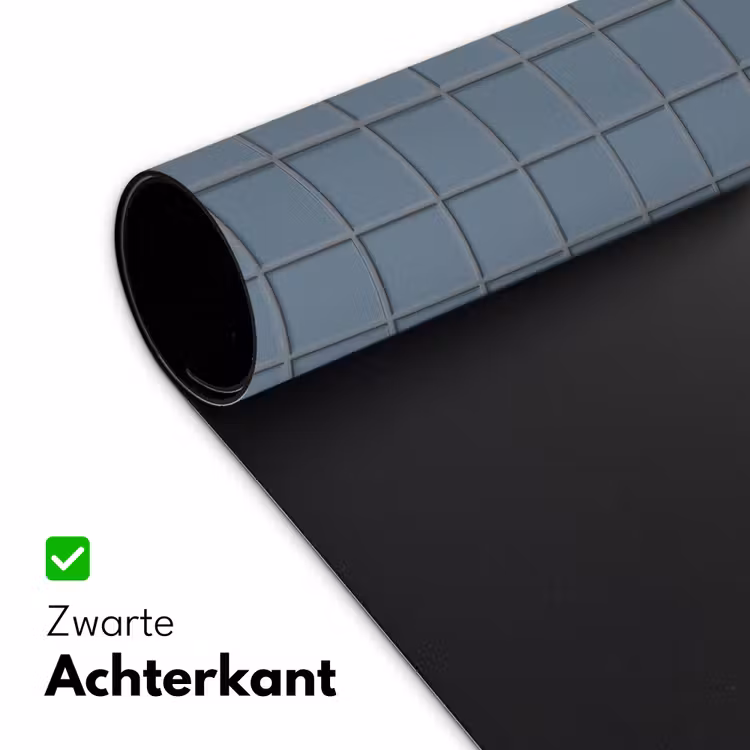 Patroon - Tegel - Blauwgrijs Muismat XXL klein 681 -sfeer2
