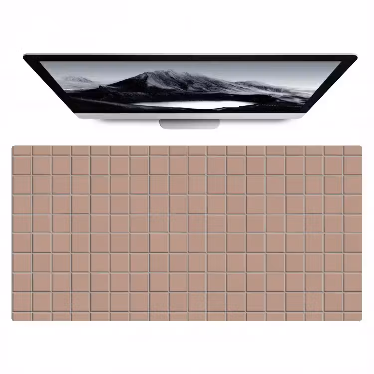 Patroon - Tegel - Oudroze Muismat XXL klein 681 -zzz3d