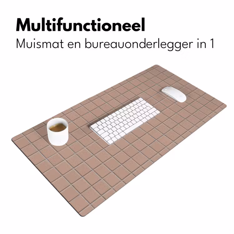 Patroon - Tegel - Oudroze Muismat XXL klein 681 -sfeer4