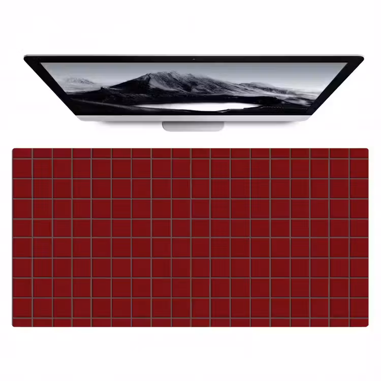 Patroon - Tegels - Burgundy Muismat XXL klein 681 -zzz3d