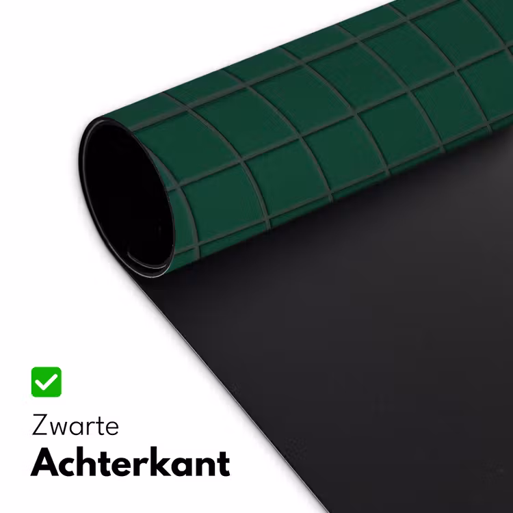 Patroon - Tegels - Dennen - Groen Muismat XXL klein 681 -sfeer2