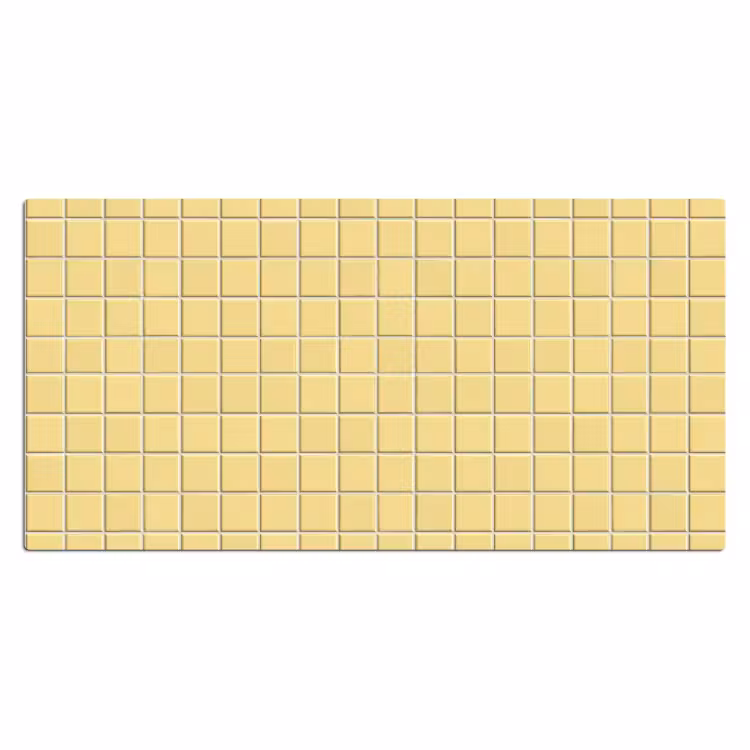 Patroon - Tegels - Geel Muismat XXL klein 681 -3d_leeg