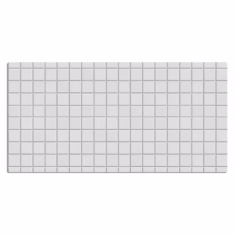 Patroon - Tegels - Grijs - Wit Muismat XXL klein 681 -3d_leeg