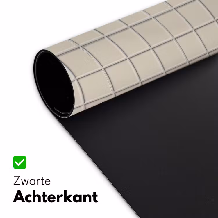 Patroon - Tegels - Taupe Muismat XXL klein 681 -sfeer2