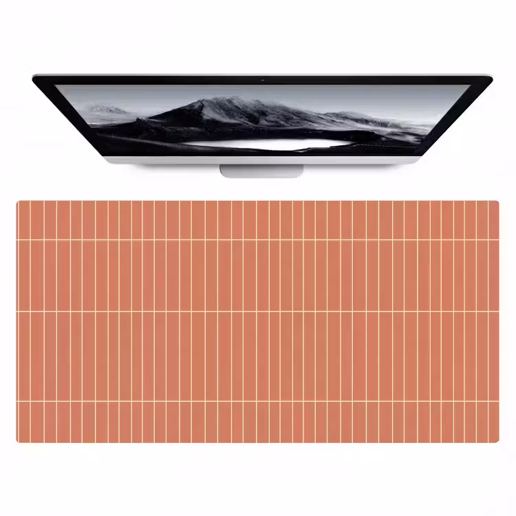Patroon - Tegels - Terracotta Muismat XXL klein 681 -zzz3d