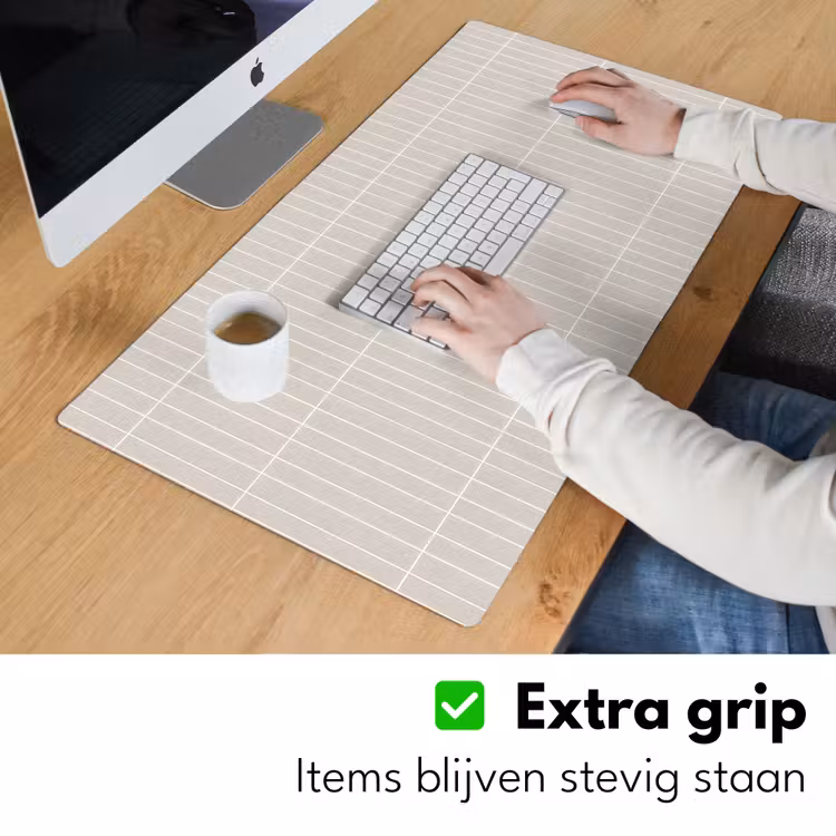 Patroon - Tegels - Zand Muismat XXL klein 681 -sfeer3