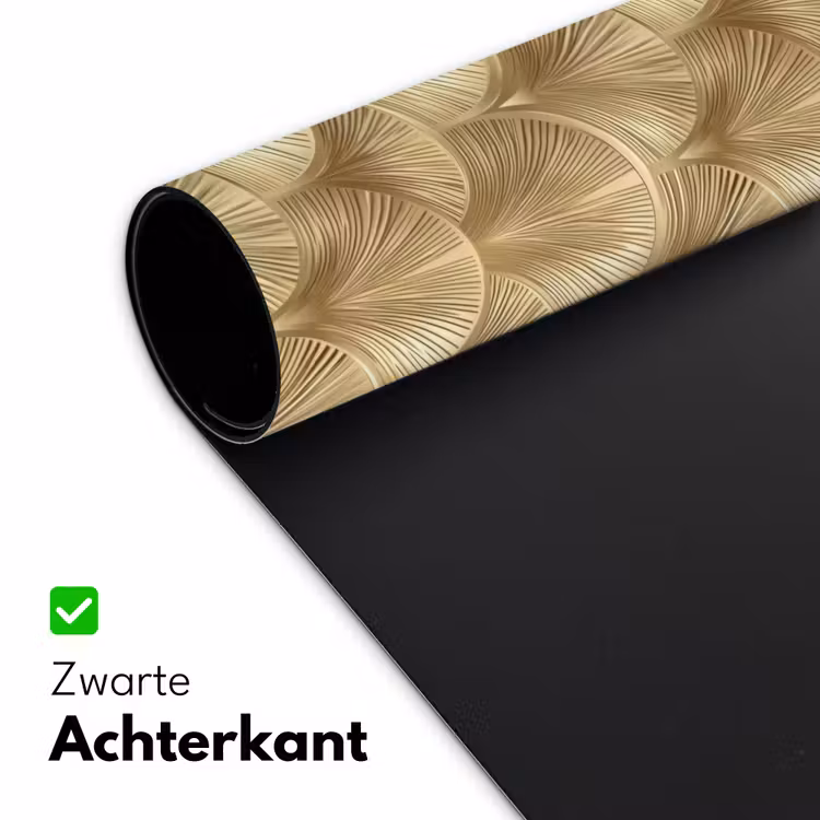 Patroon - Waaier - Goud Muismat XXL klein 681 -sfeer2