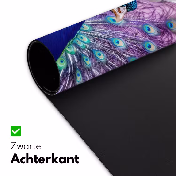 Pauw - Koksmuts - Cool - Paars Muismat XXL klein -sfeer2