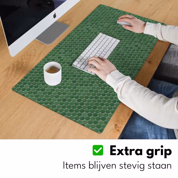 Penny - Mozaïek - Bosgroen - Green Muismat XXL klein 681 -sfeer3