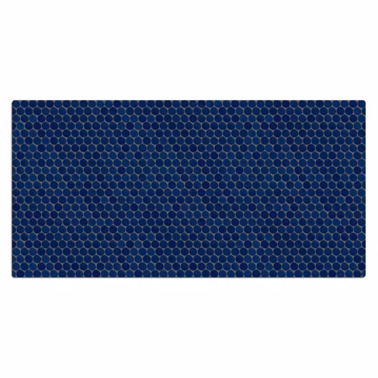 Penny - Mozaïek - Donkerblauw Muismat XXL klein 681 -3d_leeg