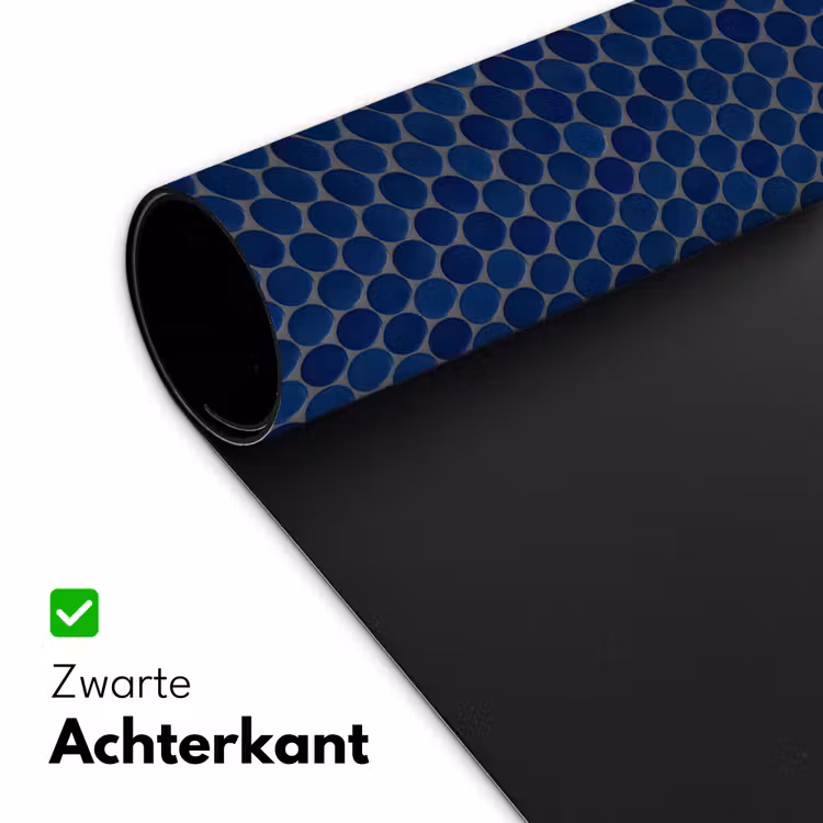 Penny - Mozaïek - Donkerblauw Muismat XXL klein 681 -sfeer2