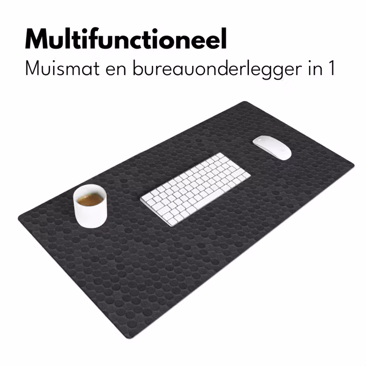 Penny - Mozaïek - Donkergrijs Muismat XXL klein 681 -sfeer4