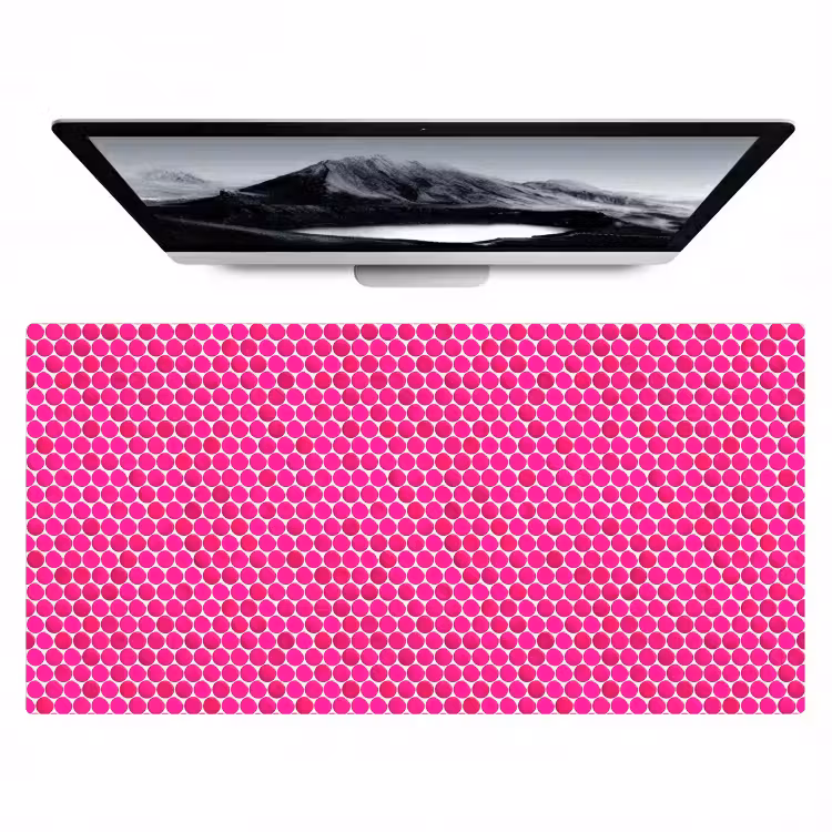 Penny - Mozaïek - Felroze Muismat XXL klein 681 -zzz3d