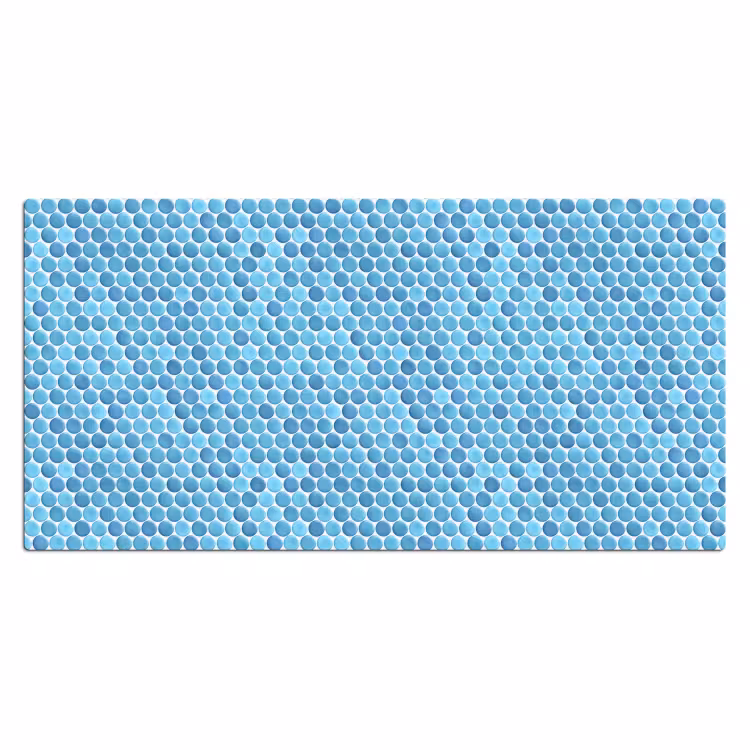 Penny - Mozaïek - Lichtblauw Muismat XXL klein 681 -3d_leeg