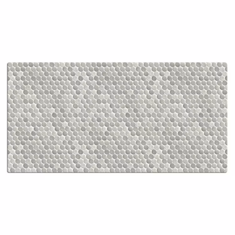 Penny - Mozaïek - Lichtgrijs Muismat XXL klein 681 -3d_leeg