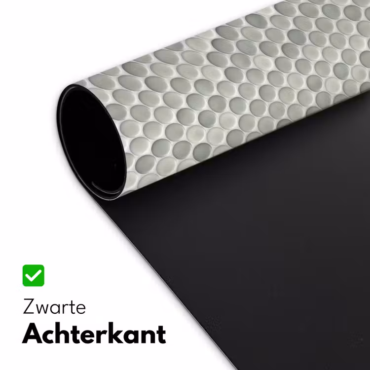 Penny - Mozaïek - Lichtgrijs Muismat XXL klein 681 -sfeer2