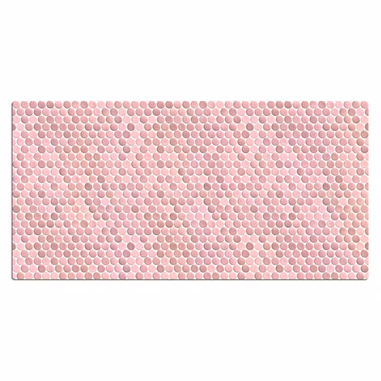 Penny - Mozaïek - Lichtroze Muismat XXL klein 681 -3d_leeg