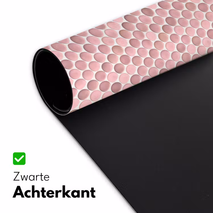 Penny - Mozaïek - Lichtroze Muismat XXL klein 681 -sfeer2
