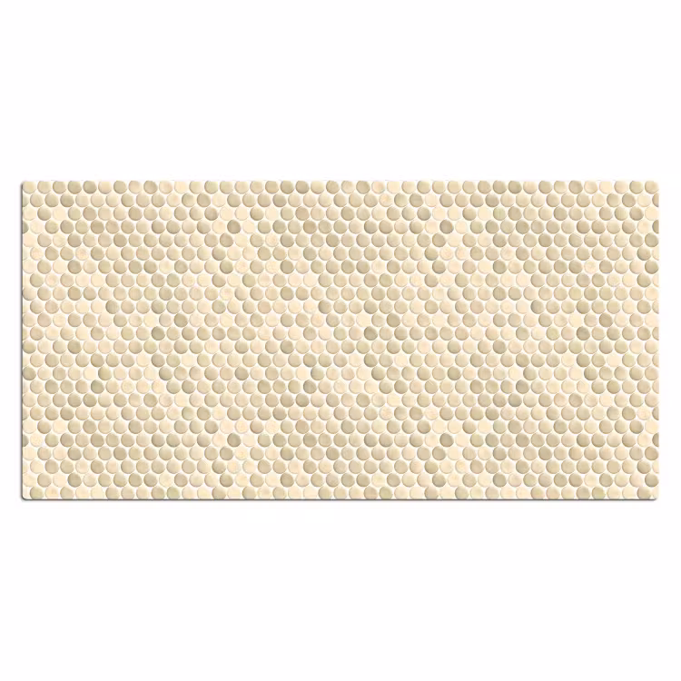Penny - Mozaïek - Zand Muismat XXL klein 681 -3d_leeg