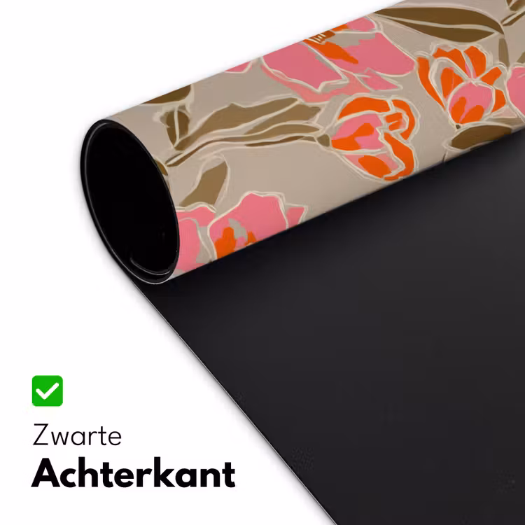 Pioenrozen - Patroon - Roze Muismat XXL klein 681 -sfeer2