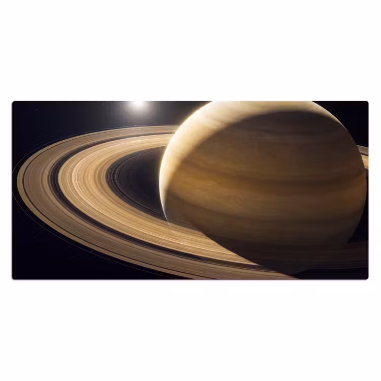 Bureau onderlegger - Planeet - Ringen - Ruimte - Planeet - Ringen - Ruimte Muismat XXL klein