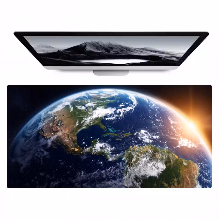 Bureau onderlegger - Planeet - Ruimte - Kosmos - Planeet - Ruimte - Kosmos Muismat XXL klein