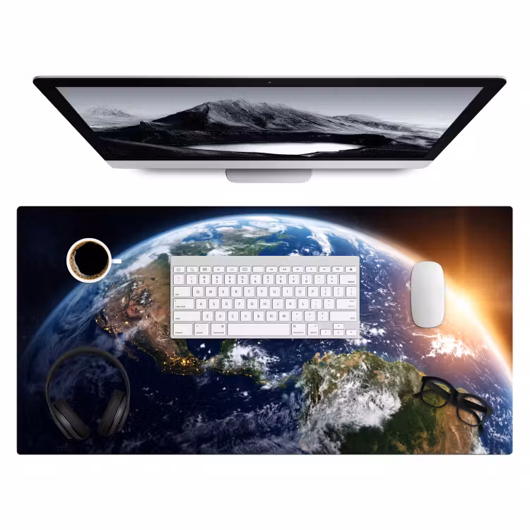 Bureau onderlegger - Planeet - Ruimte - Kosmos - Planeet - Ruimte - Kosmos Muismat XXL klein