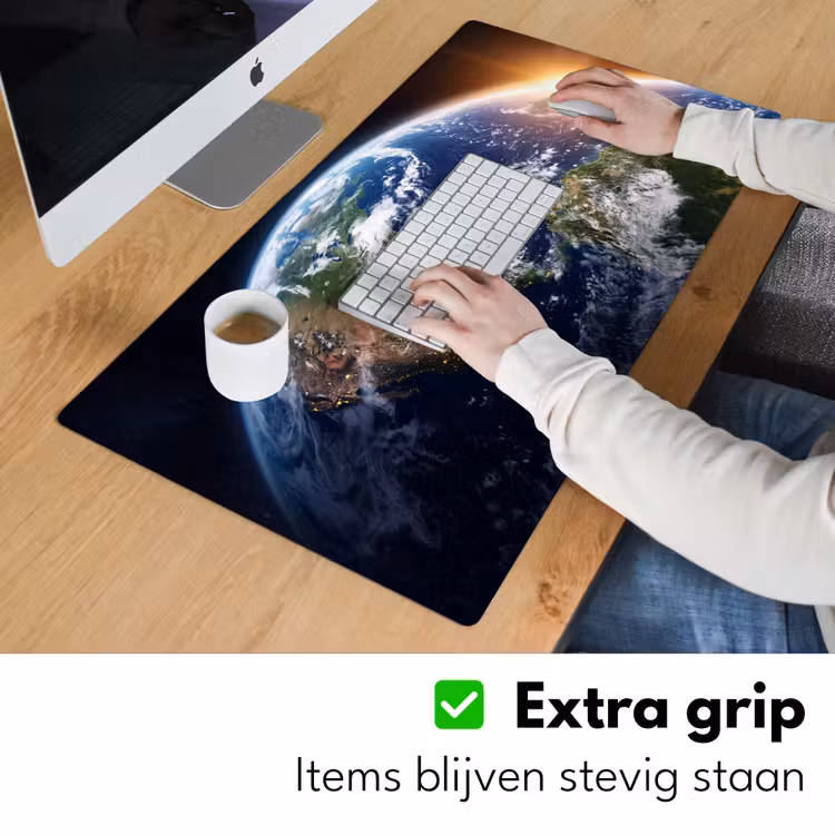 Bureau onderlegger - Planeet - Ruimte - Kosmos - Planeet - Ruimte - Kosmos Muismat XXL klein