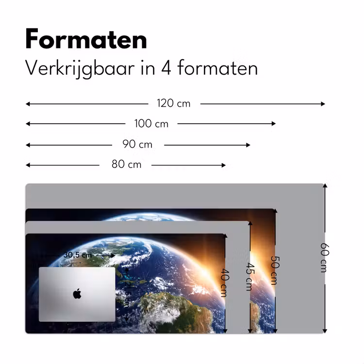 Bureau onderlegger - Planeet - Ruimte - Kosmos - Planeet - Ruimte - Kosmos Muismat XXL klein