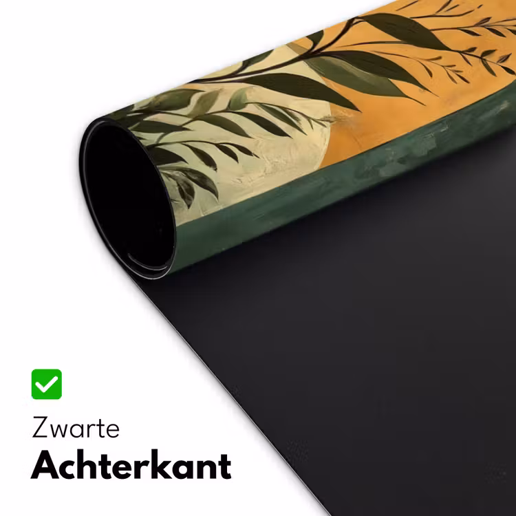 Plant - Bloemen - Wit Muismat XXL klein -sfeer2