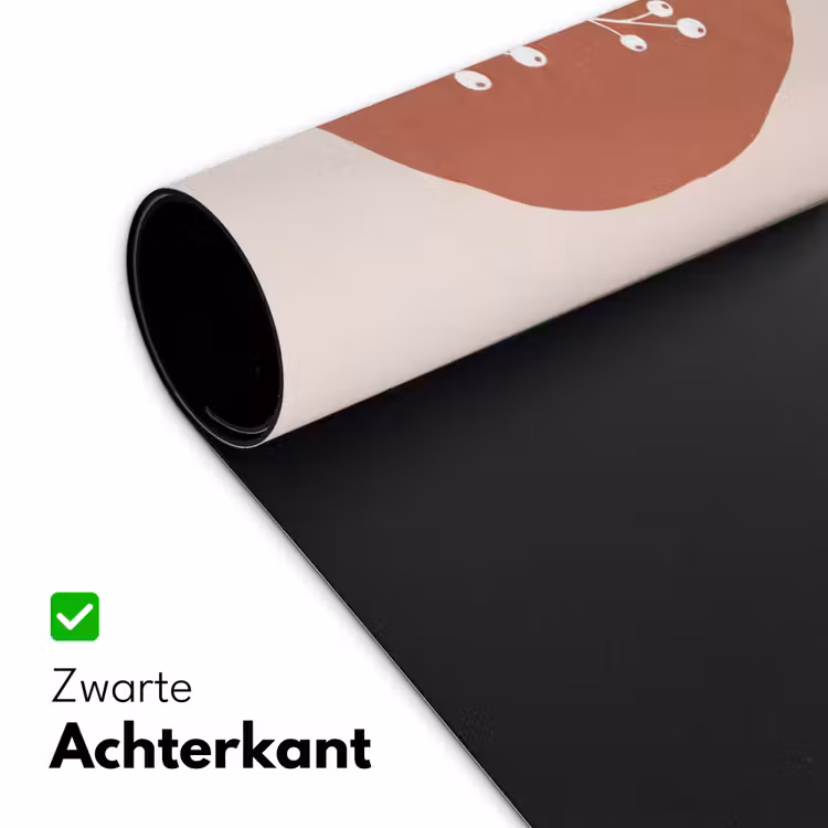 Plant - Tak - Abstract - Modern - Wit Muismat XXL klein -sfeer2
