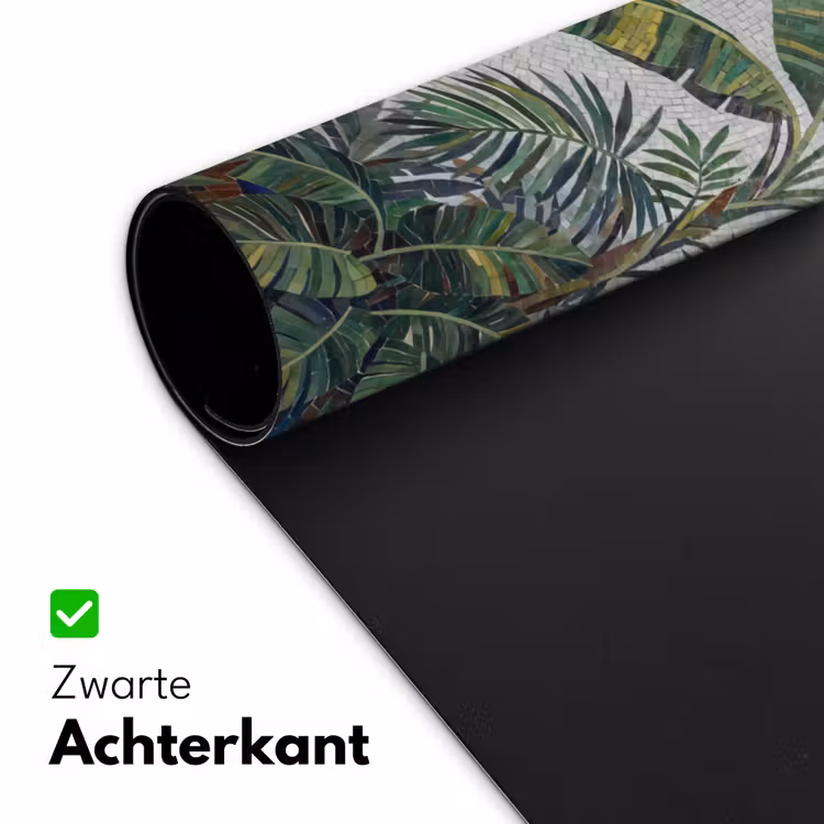 Planten - Tropisch - Mozaïek - Groen - Natuur Muismat XXL klein -sfeer2