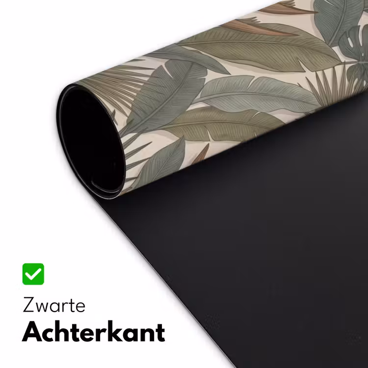 Planten - Tropisch - Natuur - Illustratie - Groen Muismat XXL klein -sfeer2
