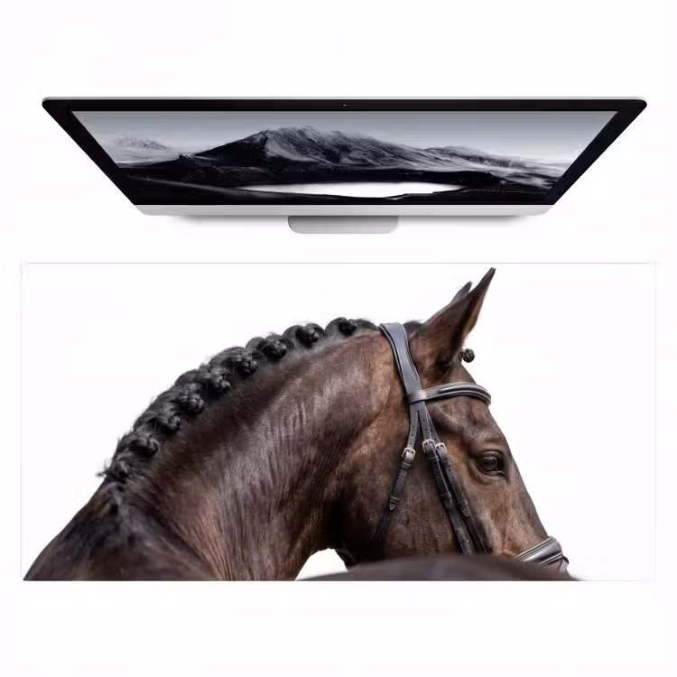 Portret - Paard - Elegant Muismat XXL klein -zzz3d