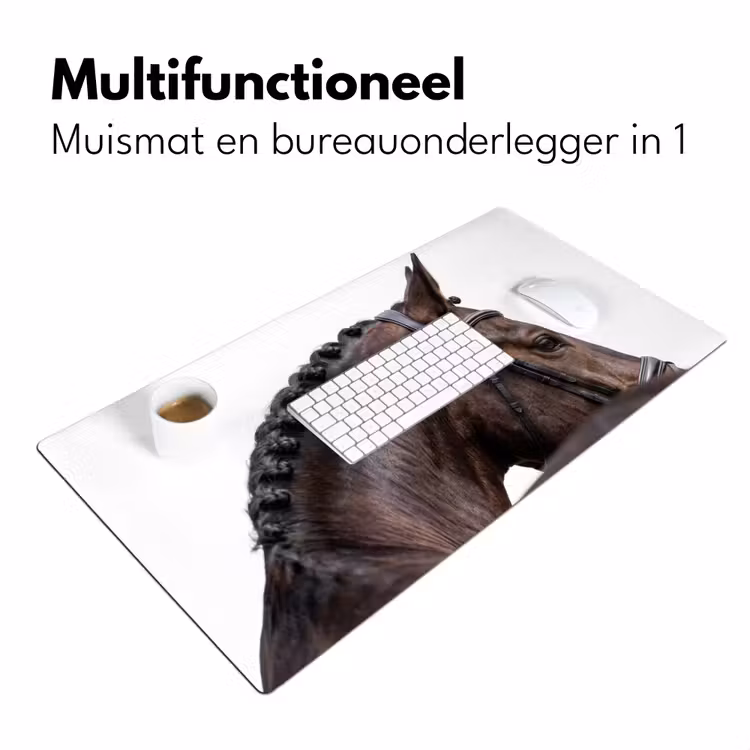 Portret - Paard - Elegant Muismat XXL klein -sfeer4