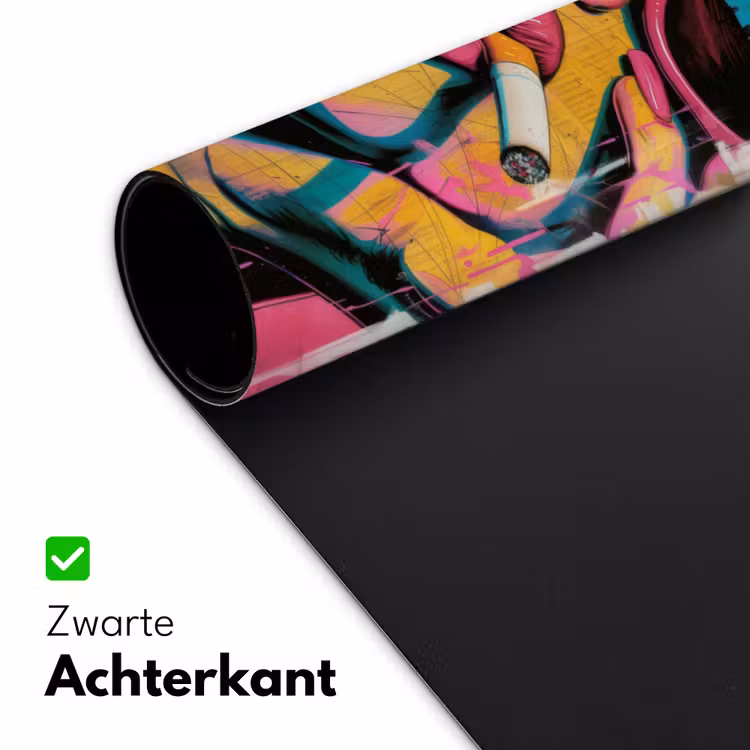 Portret - Vrouw - Abstract - Zonnebril Muismat XXL klein -sfeer2