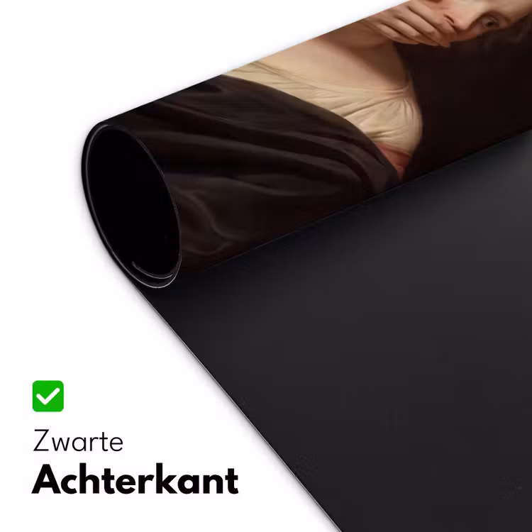 Quote - Neon - vrouw Muismat XXL klein -sfeer2