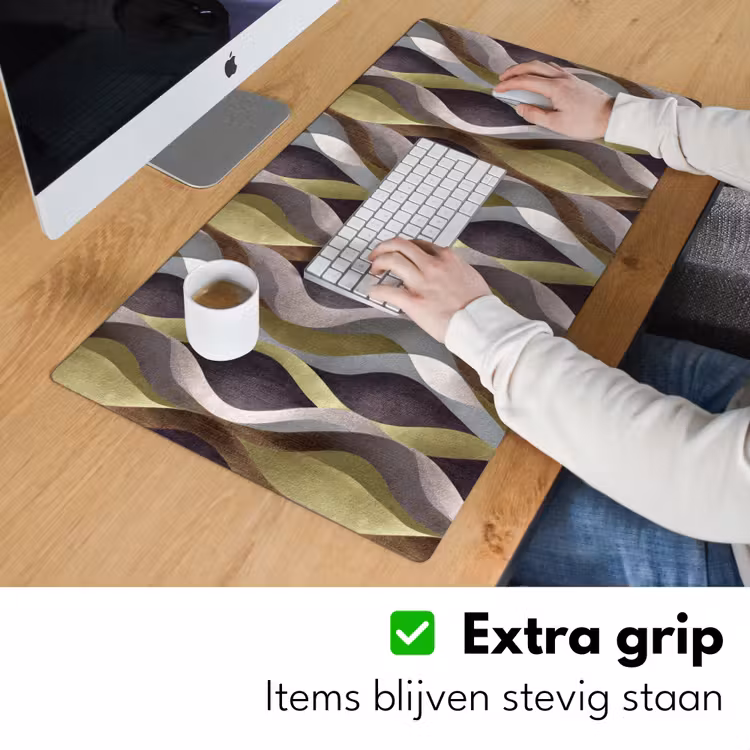 Retro - Banen - Kleurrijk Muismat XXL klein 681 -sfeer3