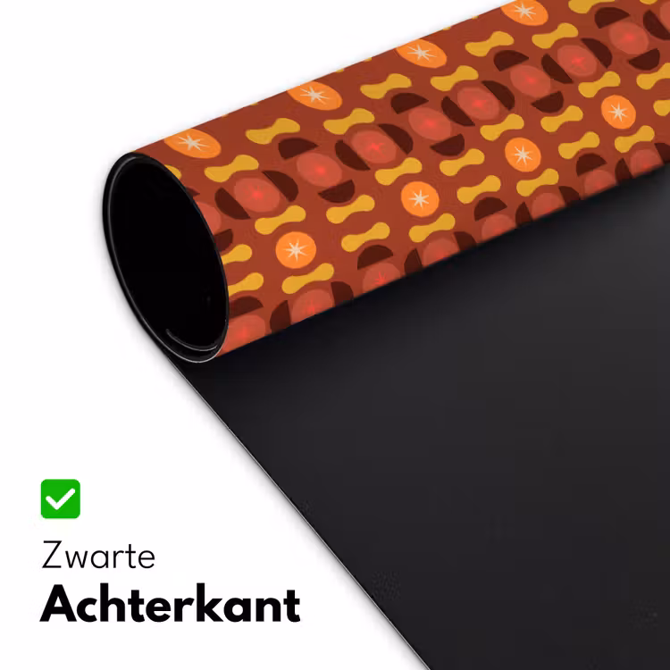 Retro - Disco - Hippie Muismat XXL klein 681 -sfeer2