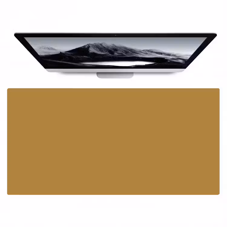 Rhythmic - Ochre - Geel Muismat XXL klein 681 -zzz3d