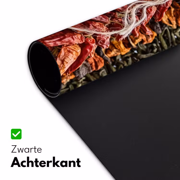 Bureau onderlegger - Rode pepers - Eten - Rode pepers - Eten Muismat XXL klein