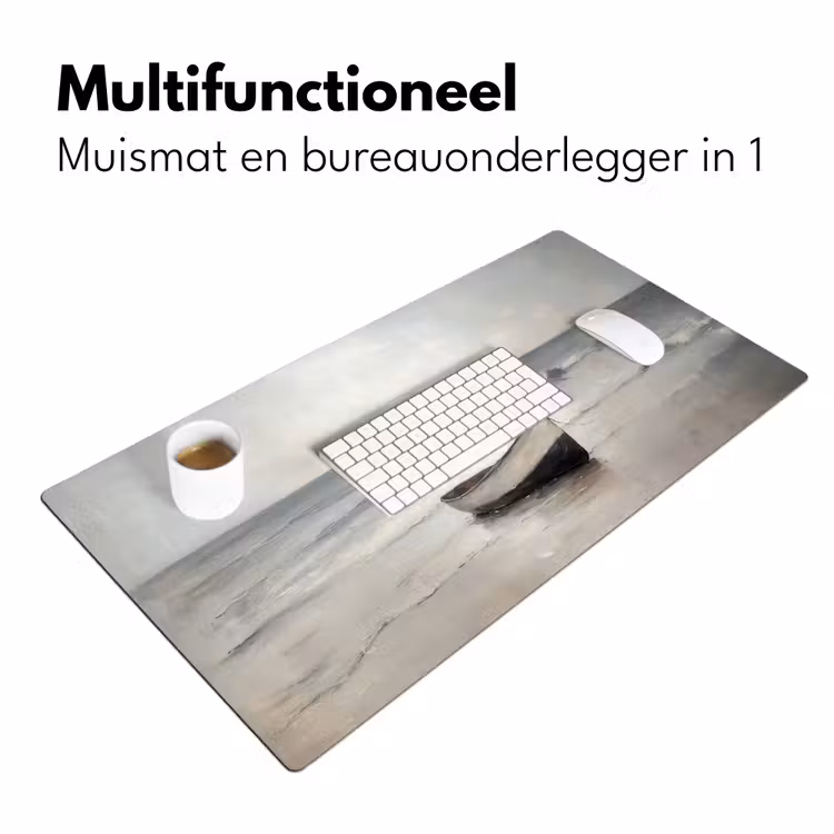 Roeiboot - Zee - Horizon Muismat XXL klein -sfeer4