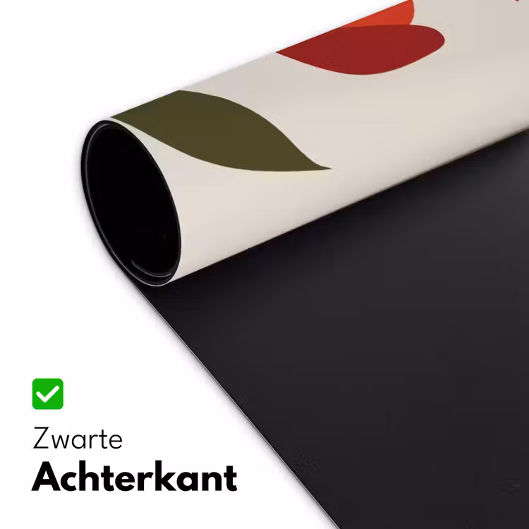 Roos - Rood - Bloem - Valentijn Muismat XXL klein -sfeer2