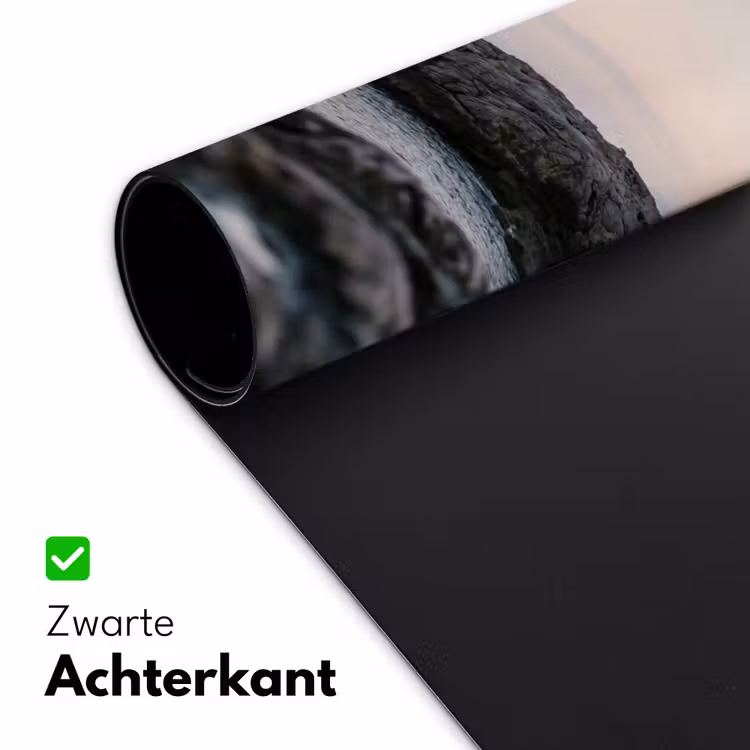 Rotsen - Vuurtoren - Wit Muismat XXL klein -sfeer2
