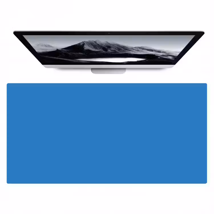 Royal - Blue - Blauw Muismat XXL klein 681 -zzz3d