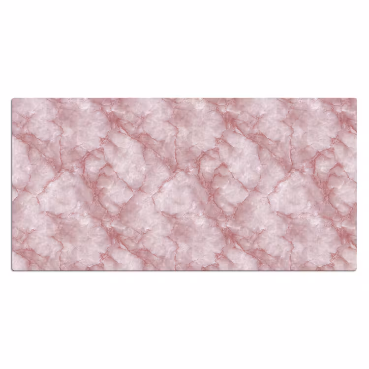 Roze - Kwartsmarmer - Aders Muismat XXL klein 681 -3d_leeg
