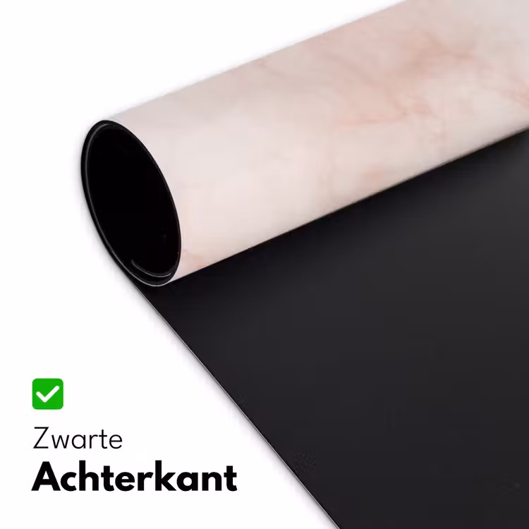 Roze - Marmer - Crème Muismat XXL klein 681 -sfeer2