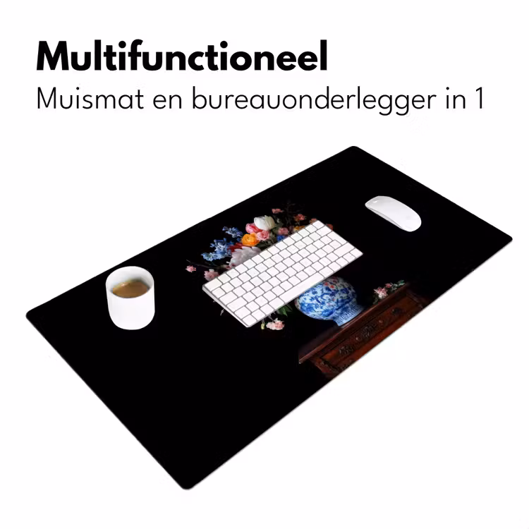 Rozen - Bloemen - Vaas - Boeket Muismat XXL klein -sfeer4